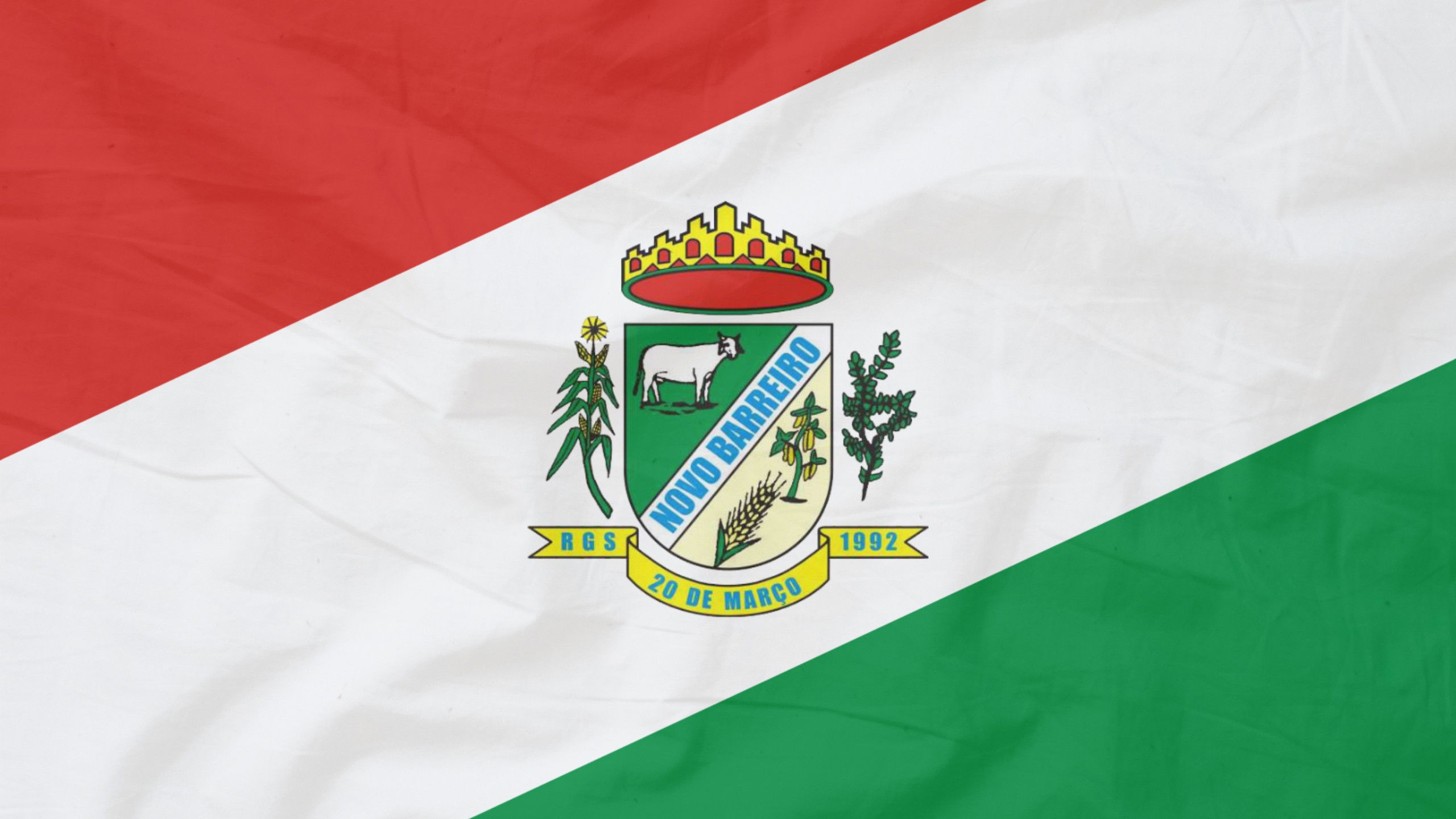 Símbolos Municipais: Hino, Brasão e Bandeira - Historiando em Novo Barreiro