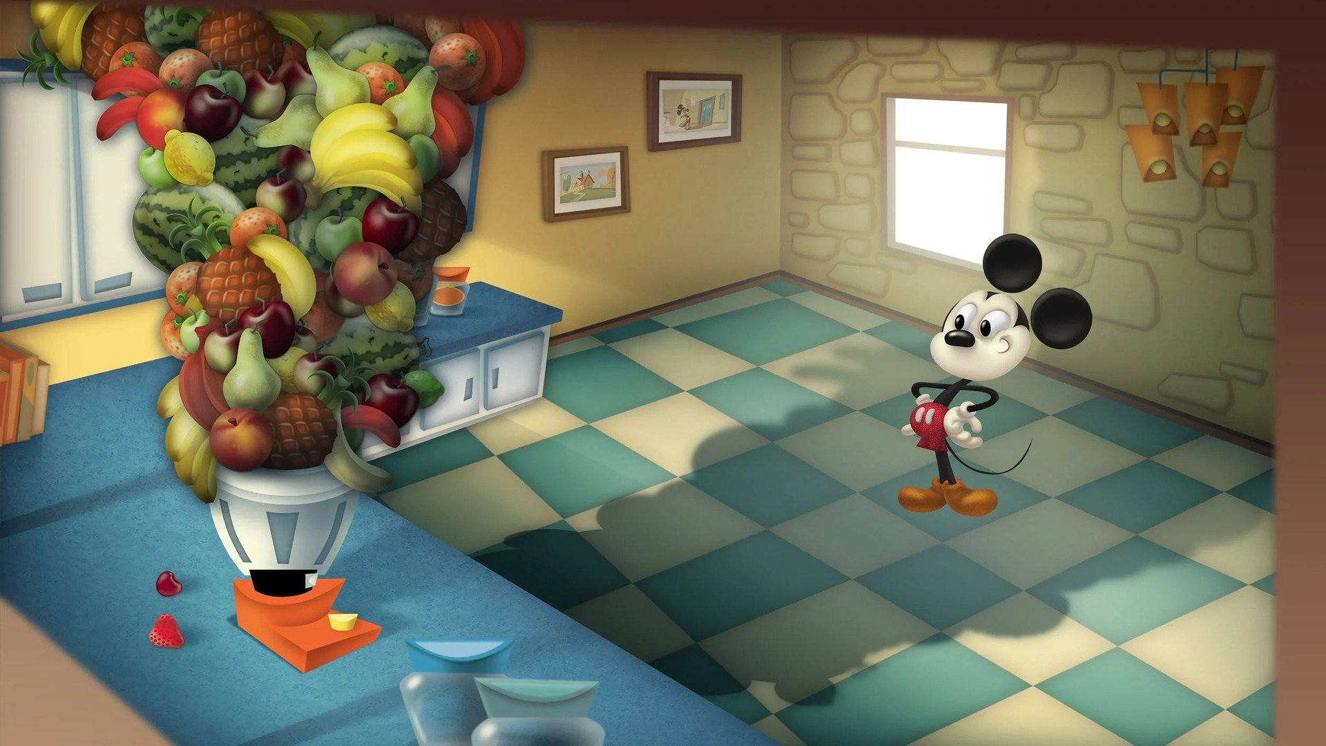 Mickey Mouse & the Juicer of Fruit